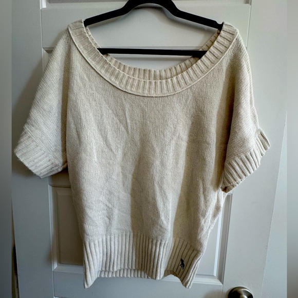 Angora blend scoop neck sweater - Picture 1 of 4